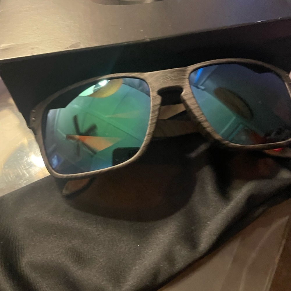 Holbrook Woodgrain Sunglasses